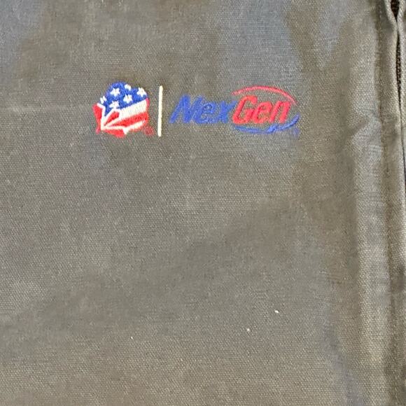 Carhartt Gray Sherpa Lined Full Zip Stand Up Collar Mens 2XL NexGen Embroidery - Picture 8 of 10